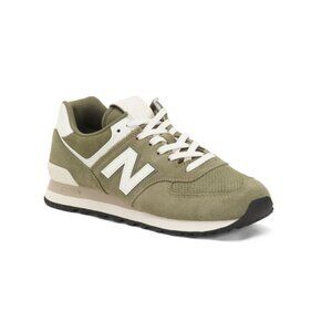 NEW BALANCE DARK OLIVE Unisex Suede Lifestyle Running Sneakers
